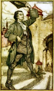 Gulliver's Travels — Arthur Rackham color plate